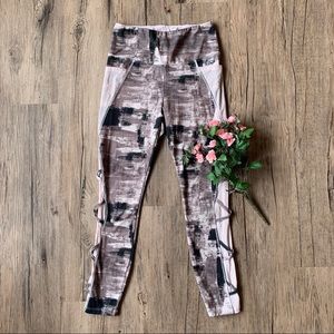 Marika | Mesh Criss Cross Detail Leggings